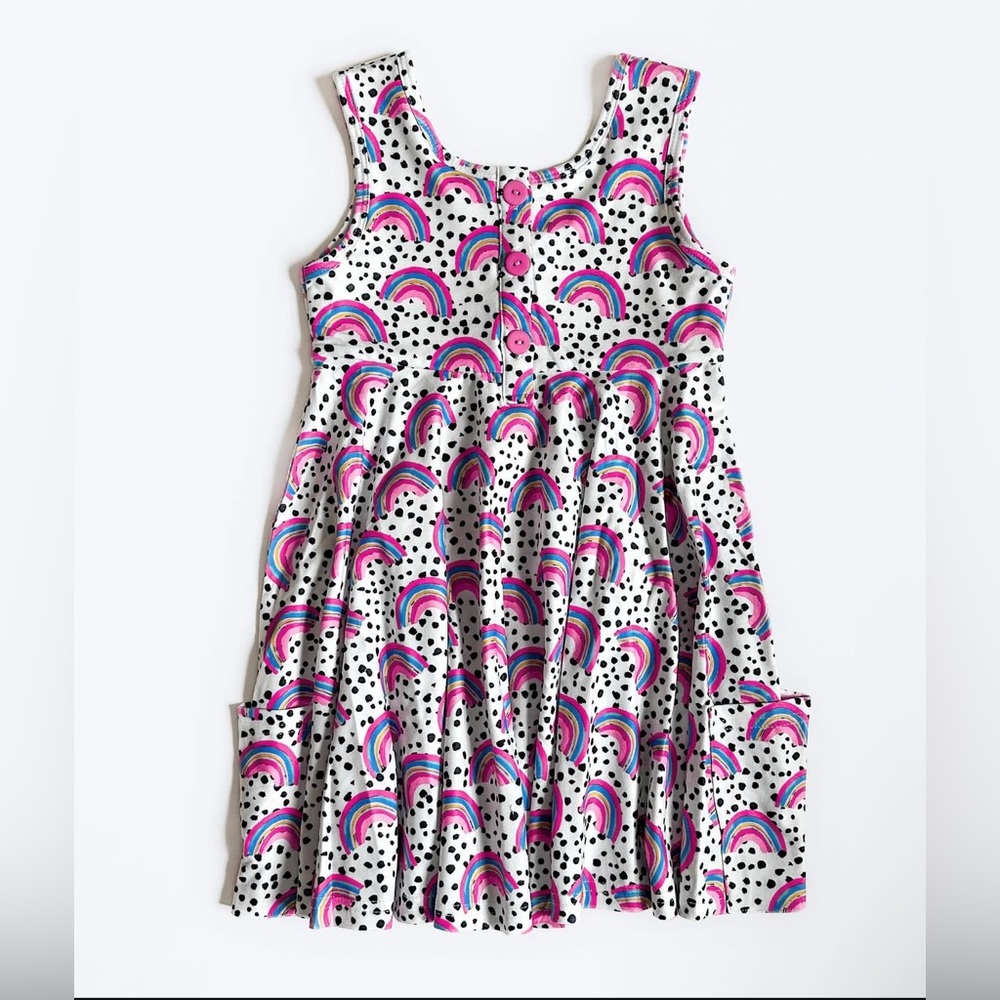 Jane + Jo Clothing Rainbow Dress